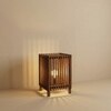 Renard Beige Jute Floor Lamp with Beige Jute Base