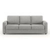Apollo 3 Seater Fabric Sofa in Vapour Grey Colour
