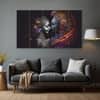 The Castle Decor Radha Krishna Spiritual Wall Art Framed Painting 27x48 Inch (Style 5)
