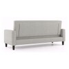 Salford 3 Seater Sofa Cum Bed In Vapour Grey Colour