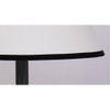 Carmelo Multicolour Fabric Shade Floor Lamp with Black Iron Base