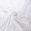 White And Lavender Shade  Floral Cotton 400 Tc Flat  Single Bed Size Bedsheet With 2 Pillow Covers