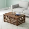 Erickson Sheesham Wood Coffee Table In Teak Finish