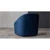 Chrishun Velvet Accent Chair in Navy Blue Colour