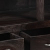 Allen Solid Wood Console Table in Mahagony Finish