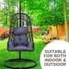 Premium Diesel Single Seater Spyder Swing Chair Grey