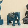 Celine Polyresin Figurine in Blue Colour