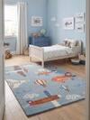 Saraswati Global Little Wool Viscose Hand Tufted Carpet in Pearl 5X8 ft