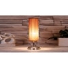 Round Bamboo table lamp with Steel Base -38