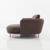Aria 4 Seater L Shaped Corner Sofa Right Facing Chaise Brown