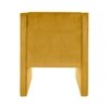 Shuntina Accent Velvet Chair in Yellow Colour
