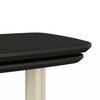 Otis C table in Black and Champagne finish