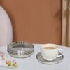 Metalsmith Metal Coaster Set of 6 Silver Finish Table Coasters
