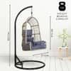 Premium Diesel Single Seater Spyder Honey Swing Chair Grey