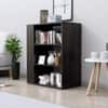 Hexa Engineered Wood Bookshelf Multipurpose Storage Rack in Flower Wenge Colour