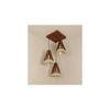 Flue Brown Solid Wood Cluster Hanging Light