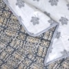 Kira White & Green Floral Cotton Dohar Set Of 2 Reversible Single Bed 350 Tc Size 240 X 160 Cms