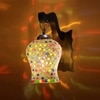 Devansh Solid Wood Electric Wall Light in Brown Colour with Multi Shade Count of 1 Light