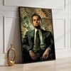 The Castle Decor Inspirational Wealth Quote Wall Art Framed Painting 20x30 Inch