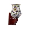 Devansh Solid Wood Electric Wall Light in Multi Colour with Multi Shade Count of 1 Light