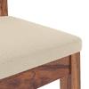 Catria - Martha 4 Seater Dining Table Set (Colour- Wheat Brown , Finish- Teak)