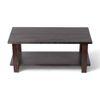 Aroda Sheesham Wood Coffee Table In Mahogany Finish