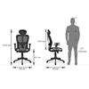 Edmund Study Chair in Black Colour
