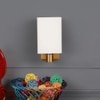 Eliante Modern Wall Lights Mild Steel & 0.6 Kg Material Antique Gold & White Finish