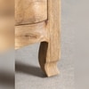 Bespoke Solid Wood Bedside Table in Natural Finish