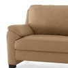 Farina 1 Seater Half Leather Sofa in Camel Colour