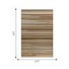 Jaipur Rugs Abstract Striped Wool 6x9 Feet Snow White And Red Orange Dhurrie Carpet