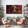 The Castle Decor Bal Gopal Wall Painting Wooden Framed 27x48 Inch (Style 7)
