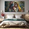 The Castle Decor Premium Radha Krishna Wall Art Wooden Frame 27x48 Inch (Style 6)