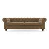 Winchester Luxe 3 Seater Fabric Sofa in Fawn Velvet Colour