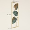 W-Ellena Abstract metal Wall Decor in Multicolor Set of 1