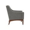 Claudia Boucle Fabric Arm Chair in Grey Colour