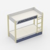 Play Date Single Size Bunk Bed in Space Theme
