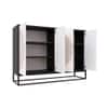 Nextstep Console Table Maple And White