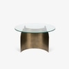 Solace Mild Steel Coffee Table in Beige Colour