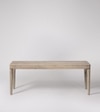 Jorn Solid Wood Bench in Grey Finish