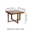 Kingston Sheesham Wood Accent 4 Seater Dining Table