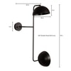 Double Shade Wall Sconce By Shoppeefry