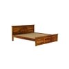 Stainfleld Sheesham Wood Queen Size Bed Non Storage Bed Honey OakOak Finish (60 x 78 inches)