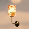 Devansh Metal Electric Wall Light in Gold Colour with Multi Shade Count of 1 Light