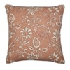Botanical Garden Set Of 2 Cushion Cover With Rust Colour