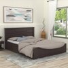 Ischia Solid Wood Queen  Size Bed With Drawer Storage (Melamine Finish)