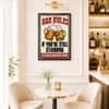 The Castle Decor Funny Bar Rules Wall Art Framed Painting 12x18 Inch (Style 1)
