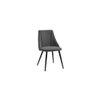 Mitzi Metal Accent Chair in Grey Colour