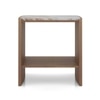 Tavo Solid Wood and Toronto Side Table In Antique Amber Finish