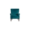 Maxo Fabric Accent Chair in Teal Colour